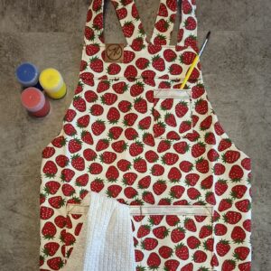 Avental Infantil Morangos G