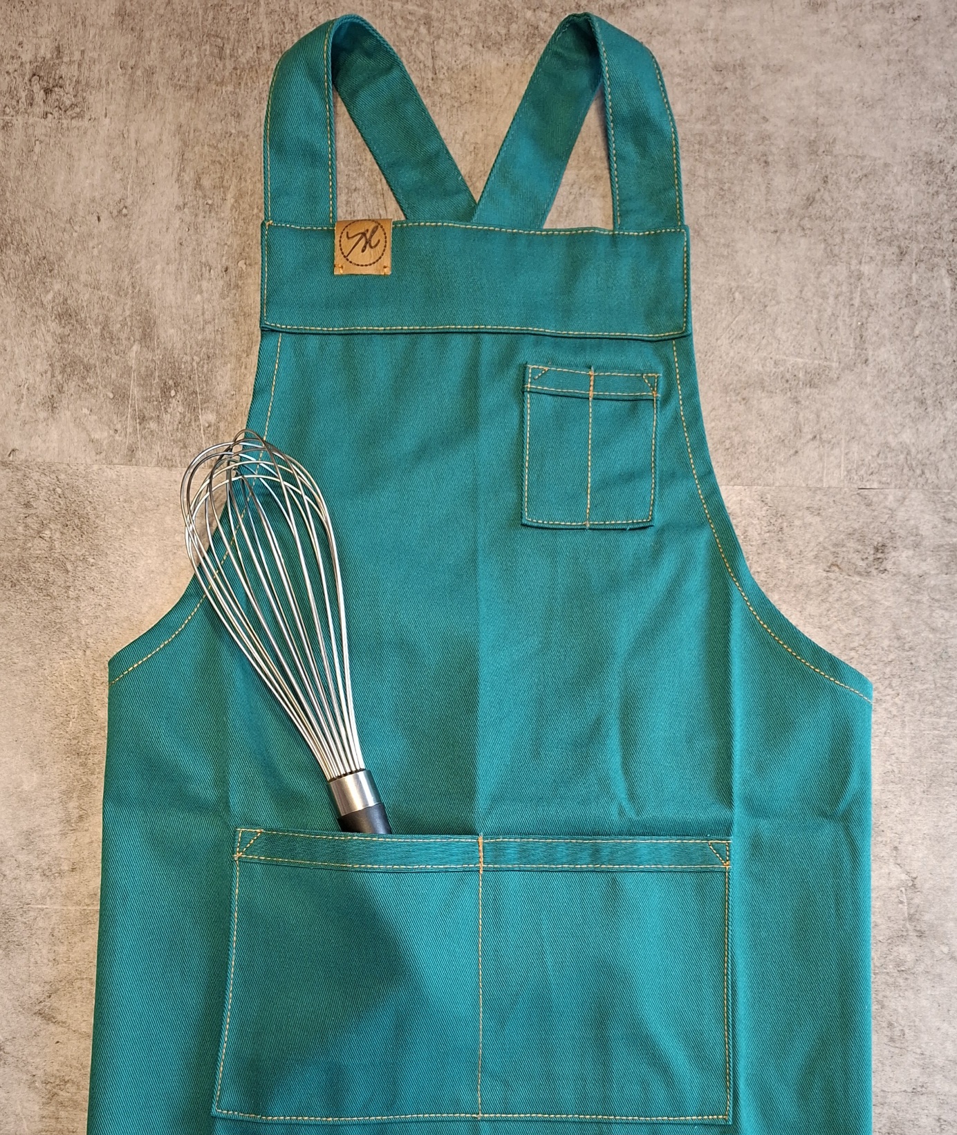 Avental Infantil Verde Esmeralda GG