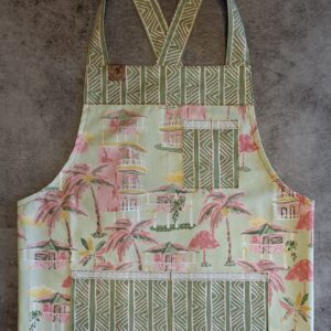 Avental Adulto Vila Verde/Rosa M