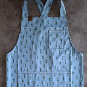 Avental Adulto Cacto Azul M