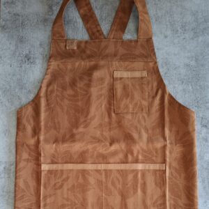 Avental Adulto Caramelo Folhas M