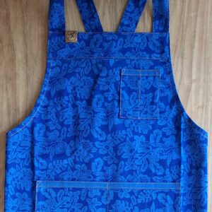 Avental Adulto Monstera Azul Royal M